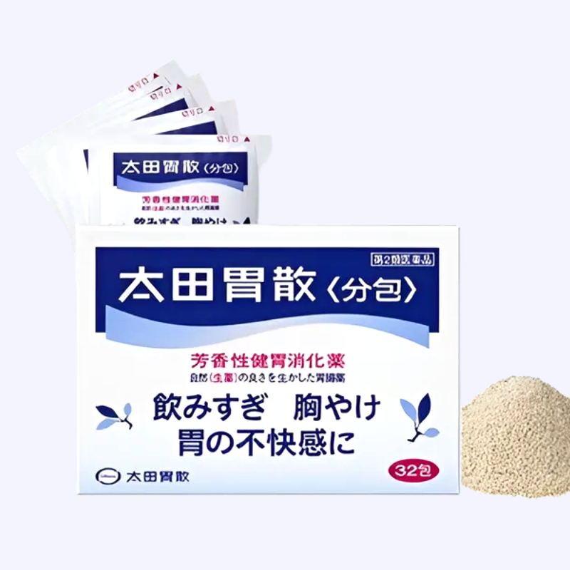 과식 후 복부 팽만과 속쓰림을 호소하는 연출 이미지